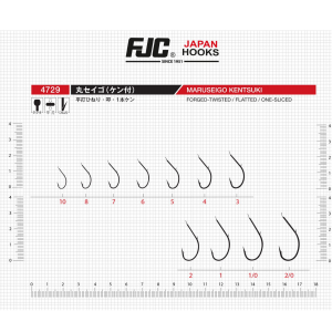 FJC 4729 Maruseigo Kentsuki Black Nikel İğne