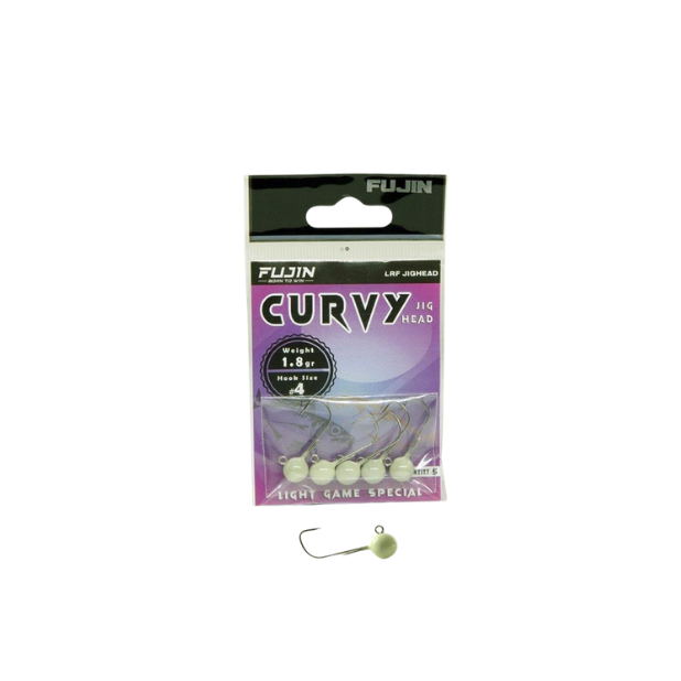 Fujin Curvy Glow Jig Head