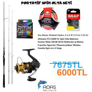 PORTATİF SPİN OLTA SETİ