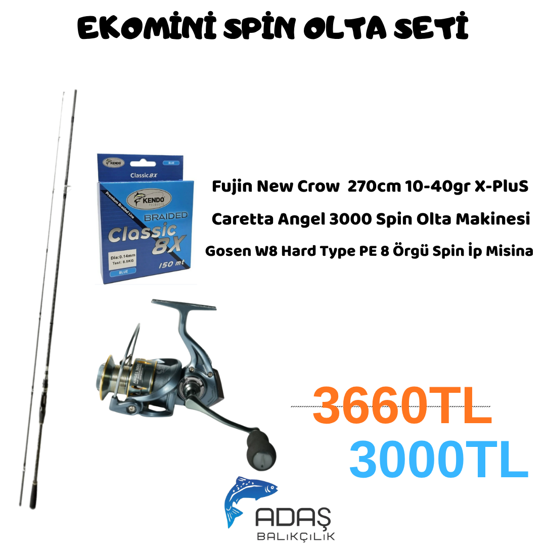 EKOMİNİ SPİN OLTA SETİ