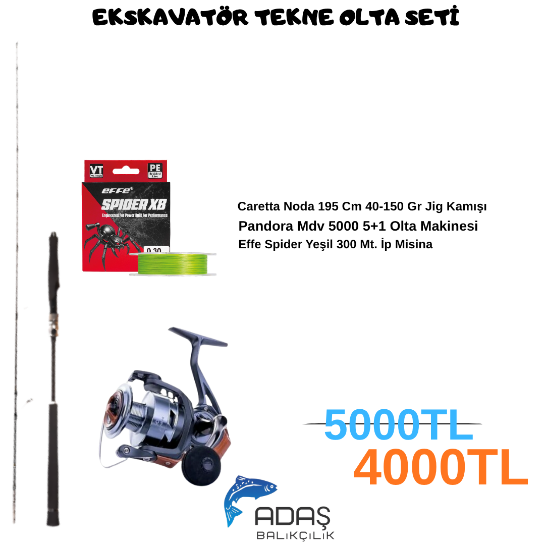 EKSKAVATÖR TEKNE OLTA SETİ