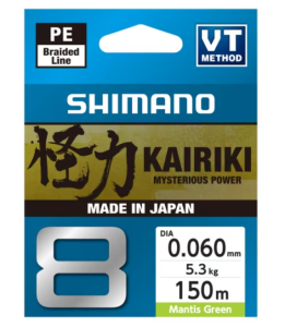 Shimano Misina Kairiki 8 150m 0.06mm 5.3kg M Yeşil