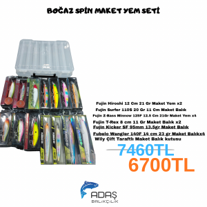 Boğaz Spin Maket Yem Seti