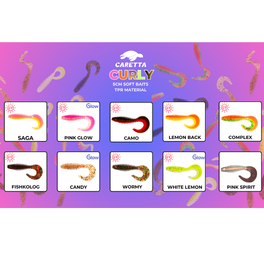 Caretta Curly 5 Cm Silikon Yem