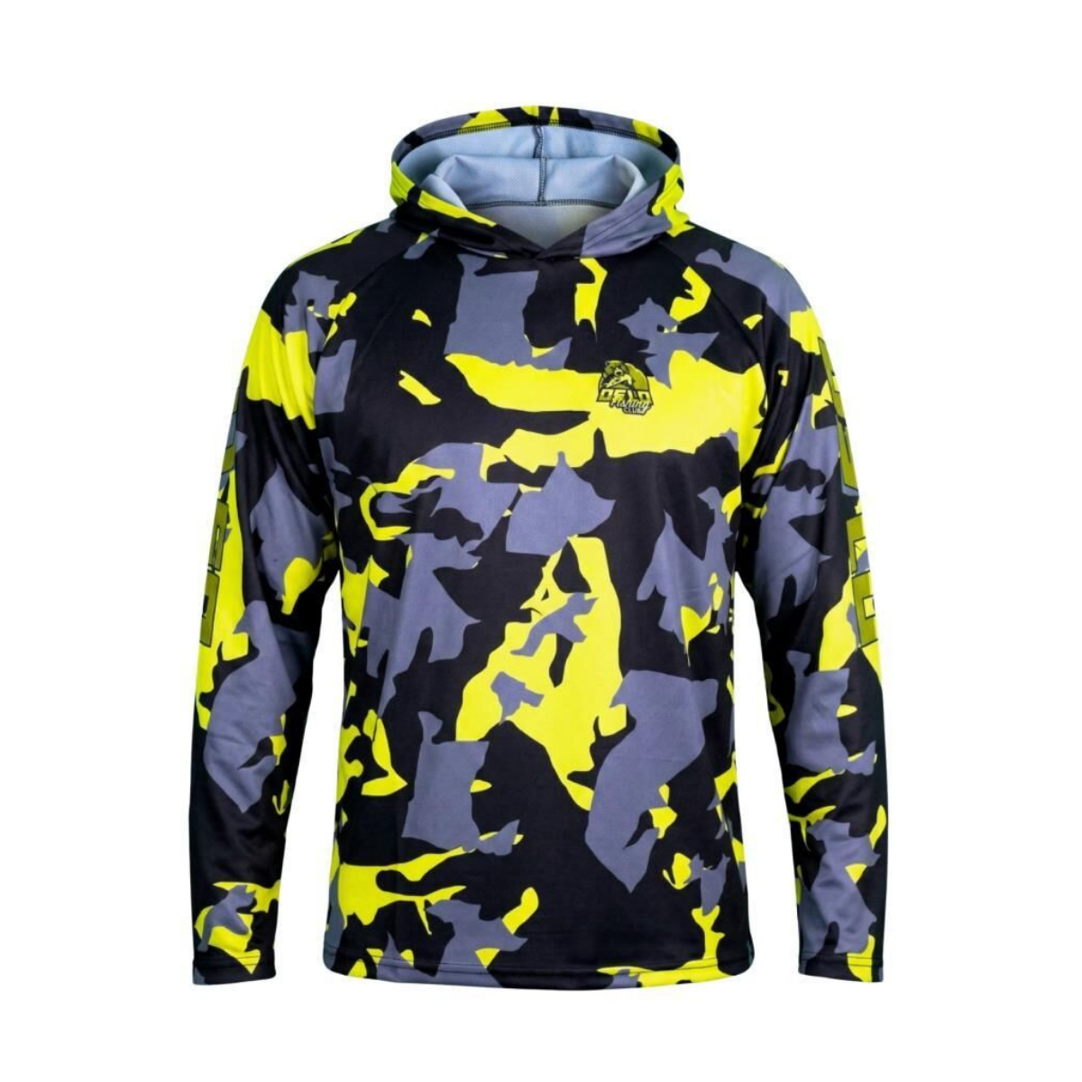 Oslo Performans Balıkçı T-Shirt Kapüşonlu Yellow Camo