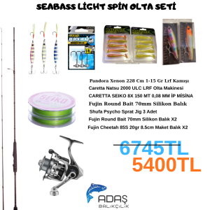 SEABASS LİGHT SPİN OLTA SETİ
