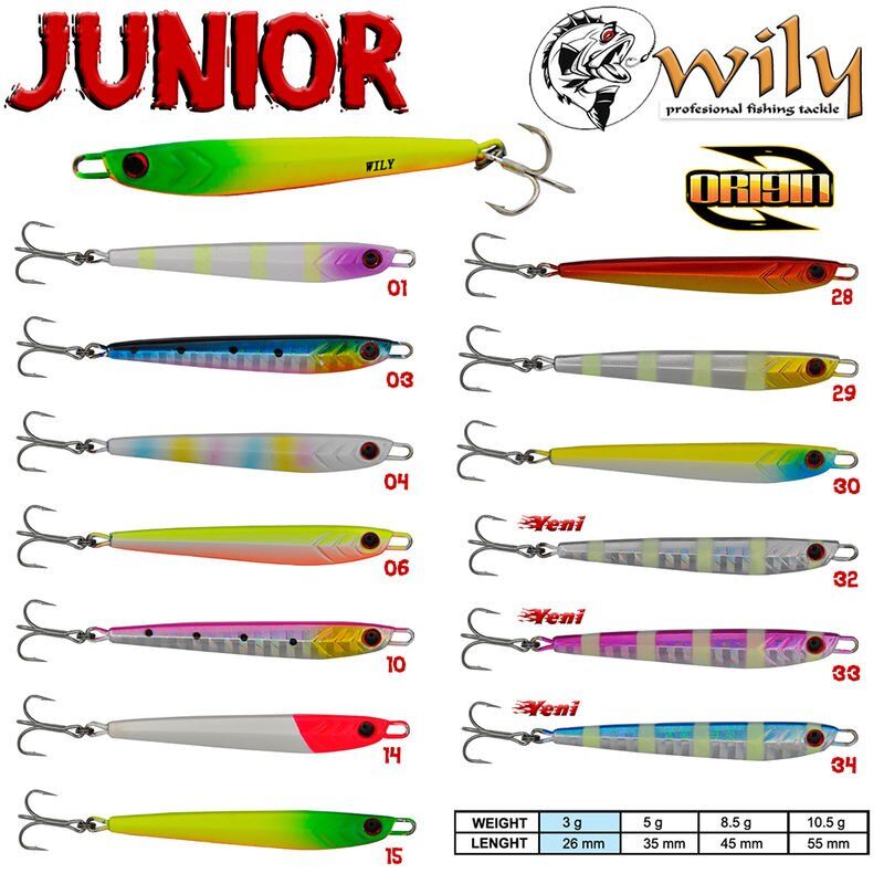 WILY Junior Jig 2.6 Cm 3 Gr LRF Jig