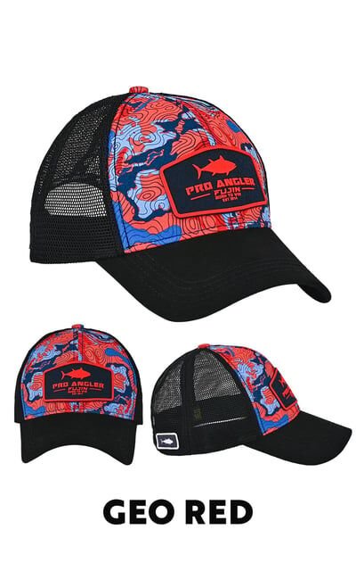 Fujin Pro Angler GEO Red Balıkçı Şapkası