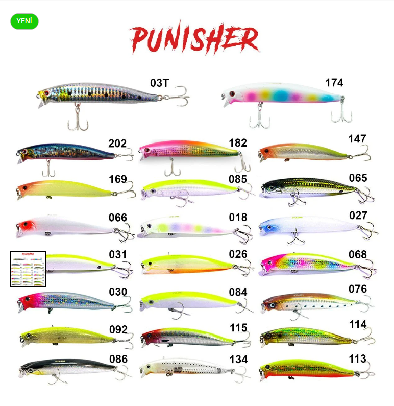 Fujin Punisher Maket Balık PN105SW