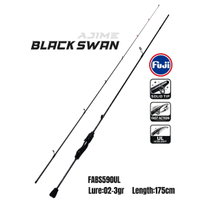 Fujin Ajime Black Swan 205cm 04-5gr Aji LRF Kamışı