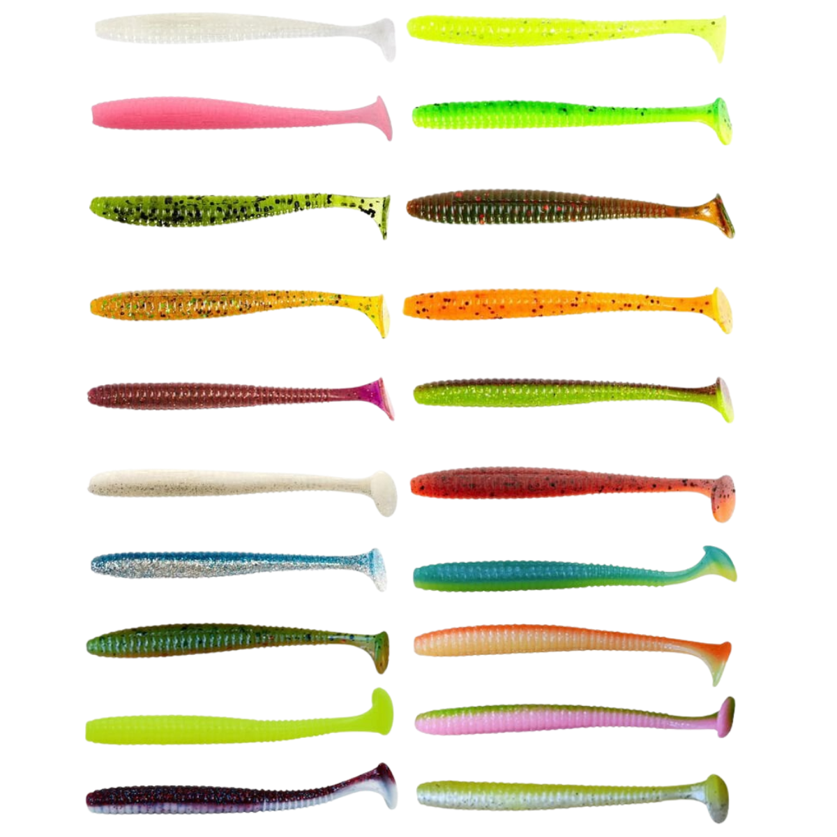 Lucky John S-Shad Tail  9.65cm  Silikon Yem