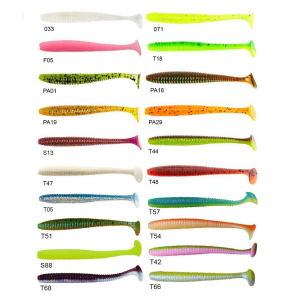 Lucky John S-Shad Tail  9.65cm  Silikon Yem