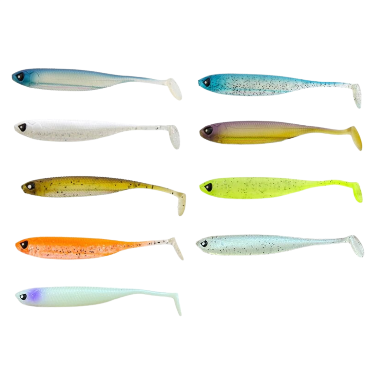 Lucky John Makora 3D Shad Tail 7,6CM Silikon Yem