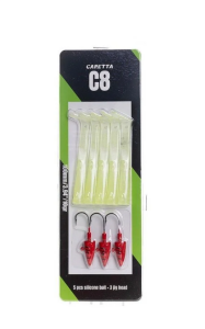 Caretta C8 10 cm 10 gr Silikon Yem