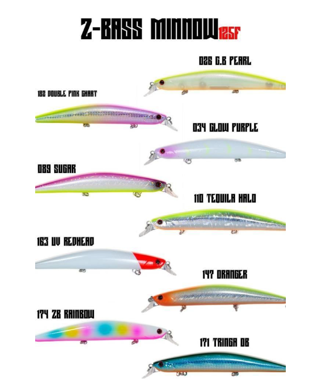Fujin Z-Bass Minnow 125F 21gr Maket Balık