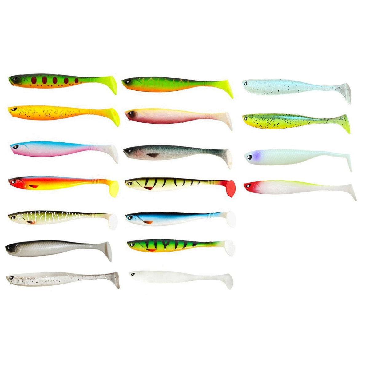 Lucky John Basara 3D Soft Swim 8.89 cm Silikon Yem