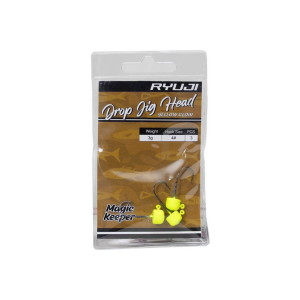 Ryuji Drop Jighead Yellow Glow