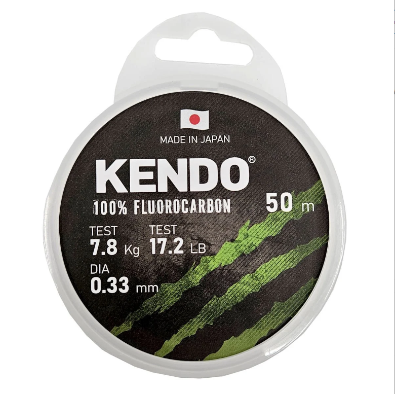 Kendo 100% Fluorocarbon White 50m Misina 0.12mm
