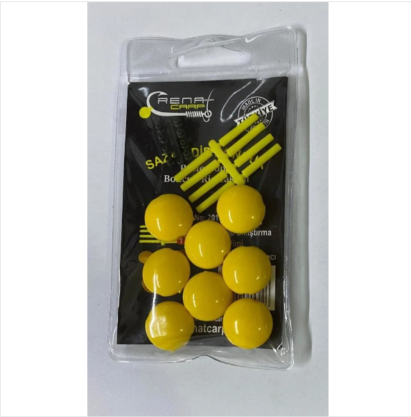 Sazan Dip Profesyonel Boncuk Sarı Rig Takımı