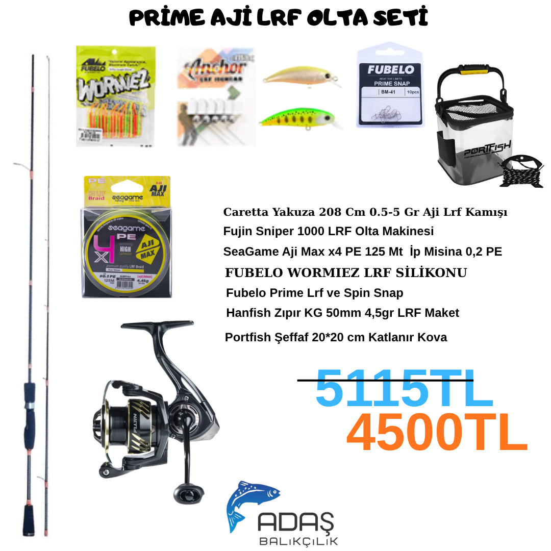 PRİME AJİ LRF OLTA SETİ