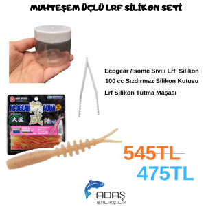 ECOGEAR MUHTEŞEM ÜÇLÜ LRF SİLİKON SETİ