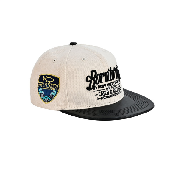 Fujin BTW Leather Visor Şapka Dirty White