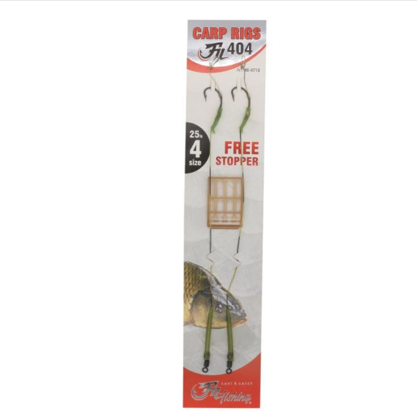 Carp Rigs 404 2li Hazır Takım No: 4