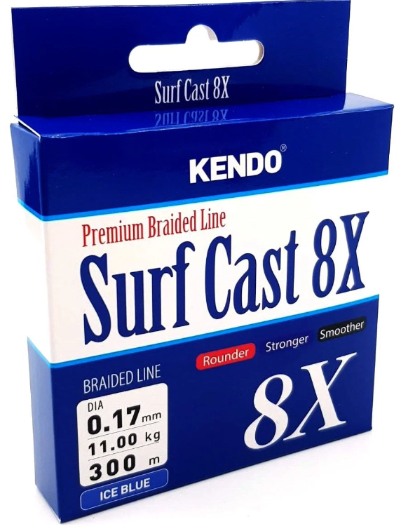 Kendo Surf Cast 8X Fighting 300 mt Örgü İp ( ICE BLUE)