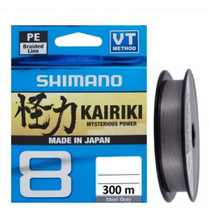 Shimano Kairiki 8x 300m Steel Gray İp Misina