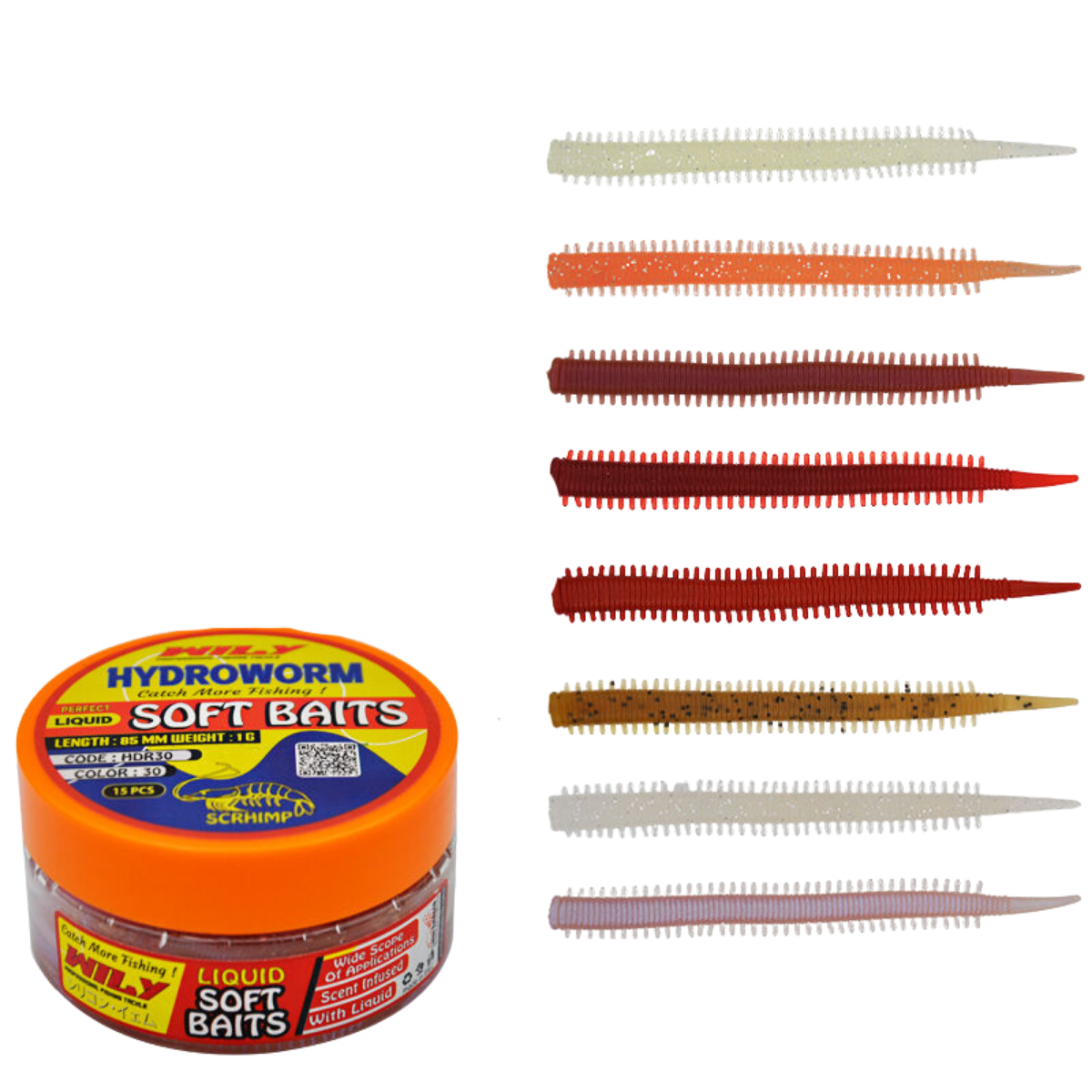 Wily Hydroworm Sıvılı Lrf Silikonu 85mm