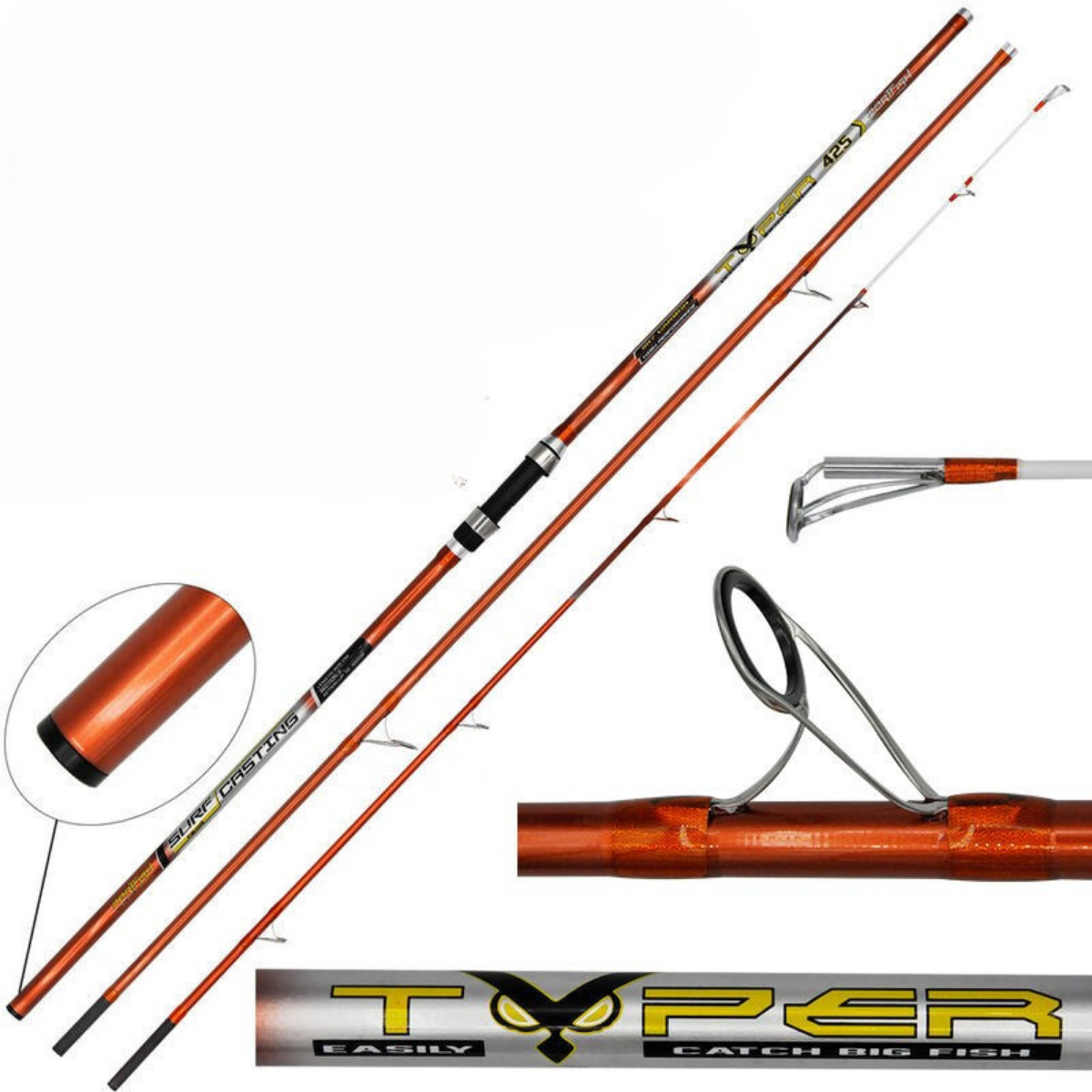 Portfish Typer 425 cm 3 Parça Surf Kamış