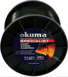 Okuma Carp 1200 mt 28,00 lb 12,73 kg 0,43 mm Camou Misina